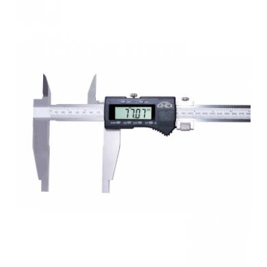 Posuvné meradlo 1000/0,01 digitálne DIN 862 s hornými nožmi 125mm KINEX