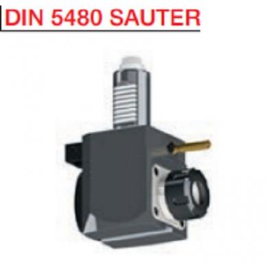 Poháňaný držiak D40 ER32 uhlový (radiálny) DIN 5480 Kintek pre SAUTER