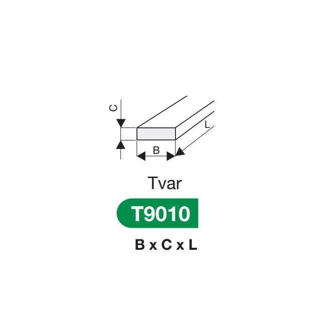Brúsny pilník T9010 10x5x100 C FEIN obdĺžnikový Tyrolit