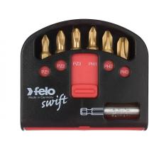 Bit 1/4" sada 7 ks C6,3 25mm TiN 02060326 Felo