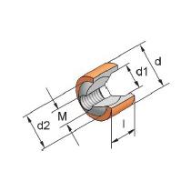 Tryska d8 M3,5 rozprašovacia oranžová ZUERN