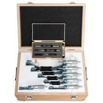 Mikrometer 0-150 / 0,01 strmeňový analógový Mitutoyo (sada 6ks)