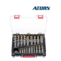 Vrták D1,0-10,0 sada delenie 0,5 HSS DIN 338 TiN 150 ks ATORN