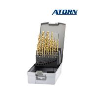 Vrták D1,0-10,5 sada delenie 0,5 TLP HSSE DIN 338 TiN 25 ks ATORN