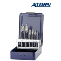 Záhlbník s vodiacim čapom M3-M10 HSSE sada 3z 180° zarovnávací ATORN