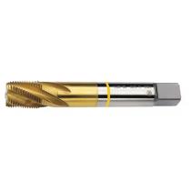 Závitník NPT 1/4-18 HSSE strojný špirálová drážka DIN 371 TiN ATORN