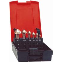 Záhlbník kužeľový sada  6,3-20,5 3z 90° HSSCo5 DIN 335-C