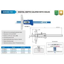 Hĺbkomer 0-300/0,01 mm digitálny s predným dotykom ACCUD