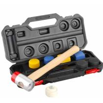 Kladivo D38 gumené sada vymeniteľných násad s drevenou rukoväťou FESTA