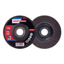 Lamelový kotúč 125x22,23 šikmý P80 oxid hlinitý WESTBERG