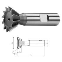 Fréza D16 75° 10z uhlová HSSCo5 ČSN 22 2260 DIN 1833