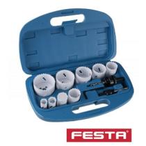 Sada korunkových vrtákov 19-64 mm HSS Bi-Metal  Festa