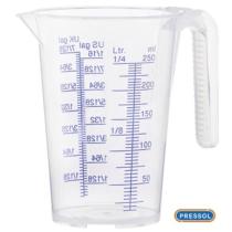 Odmerka so stupnicou priehľadná 0,25 l Pressol