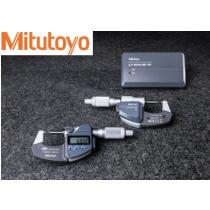 Mikrometer 0-25 / 0,001 strmeňový digitálny Mitutoyo sada U-WAVE prenos