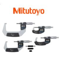Mikrometer 0-100 / 0,001 strmeňový digitálny presný MITUTOYO (sada 4ks)