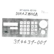 Klávesnica fóliová 31.4431-001 BOMAR