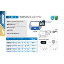 Mikrometer 0-25 / 0,001 strmeňový digitálny presnosť ±4 µm ACCUD