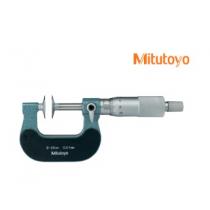Mikrometer 25-50 / 0,01 strmeňový analógový s tanierikovými dotykmi  MITUTOYO