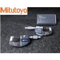 Mikrometer 0-25 / 0,01 strmeňový digitálny s tanierikovými dotykmi sada U-WAVE