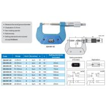 Mikrometer 0-25 / 0,01 DIN 863 strmeňový analógový ACCUD