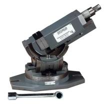 Zverák š.125 mm strojný otočný trojosový MV3-125