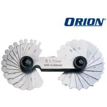Šablóna na polomery 1,0-7,0 mm 34 listov nerezové ORION