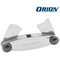 Šablóna na polomery 15,5-25,0 mm 30 listov nerezové ORION