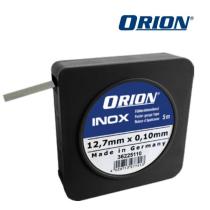 Fólia 0,20 mm x 5 m oceľ š. 12,7 (škárová mierka) INOX ORION