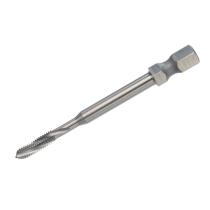 Závitník M6x1 6H HSSE strojný špirálová drážka 15° HEX Drive DIN 371 Volkel