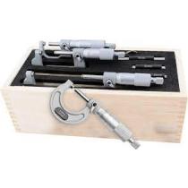 Mikrometer 0-100 / 0,01 DIN 863 sada strmeňový analógový FORTIS