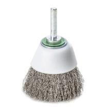 Kartáč D40 x 20 na stopke 6 oceľový drôt 0,20 LESSMANN