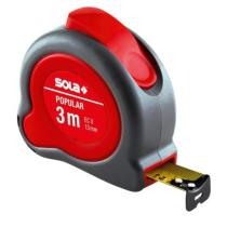 Zvinovací meter 3 m šírka 13 mm Popular 50024701 Sola
