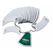 Šablóna na polomery 25-40 mm 31 listov Insize