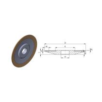 4BT9 D150 W10 X1 H20 D91 C75 brúsny kotúč z diamantu ToolREX
