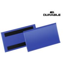 Štítok 150x67 mm identifikačný magnetický tmavomodrý DURABLE