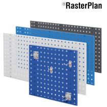 Panel 500x450 mm dierovaný na stenu a dielenské stoly RAL 5010 RASTERPLAN