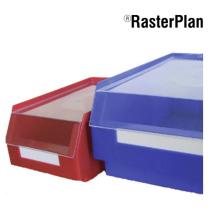 Veko na prepravku regálovú 350x200 mm priehľadná velkosť 3-4 RASTERPLAN