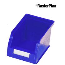 Prepravka 230x140x130 mm priehľadná modrá veľkosť 6 RASTERPLAN