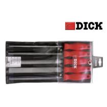 Sada dielenských pilníkov 200 mm SEK2 5 ks DICK
