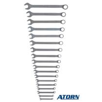 Kľúč očkoplochý sada 6-24mm DIN 3113 B 18 dielna ATORN
