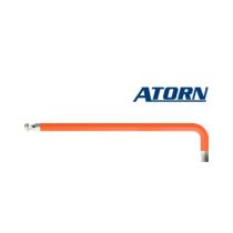 Kľúč inbusový 10 mm s guličkou dlhý farebný ATORN