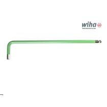 Kľúč 5 mm inbusový 6 hranný šikmý guľová hlava tmavo zeleny WIHA
