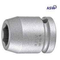 Hlavica 1/2" 17mm vonkajší 6-hran L-38 mm DIN 3121 ASW