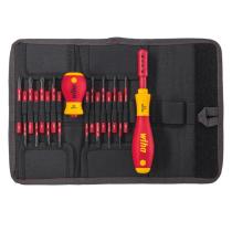 Skrutkovač sada 19 dielna šesťhranný nástavec v kufríku VDE slim vario WIHA