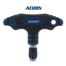 Držiak bitov 1/4" s T-rukoväťou a rýchlovýmenným skľučovadlom ATORN
