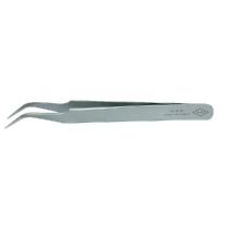 Pinzeta 120 mm zahnuté hroty poniklovaná KNIPEX
