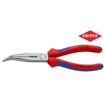 Kliešte 200 mm  úzka čeľusť zahnuté polguľaté 2622200 KNIPEX