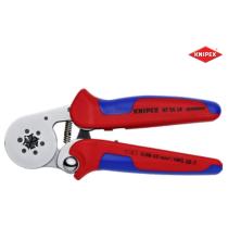 Kliešte 180,5 mm krimpovacie samonastaviteľné DIN 46228 KNIPEX 97 55 14