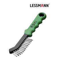 Kartáč 225 mm drôtený nerezová oceľ A2 LESSMANN ROKI