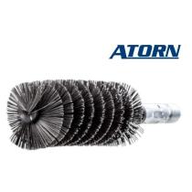 Kartáč D22 L150 1/2" valcový špirálový oceľový hladký drôt ATORN